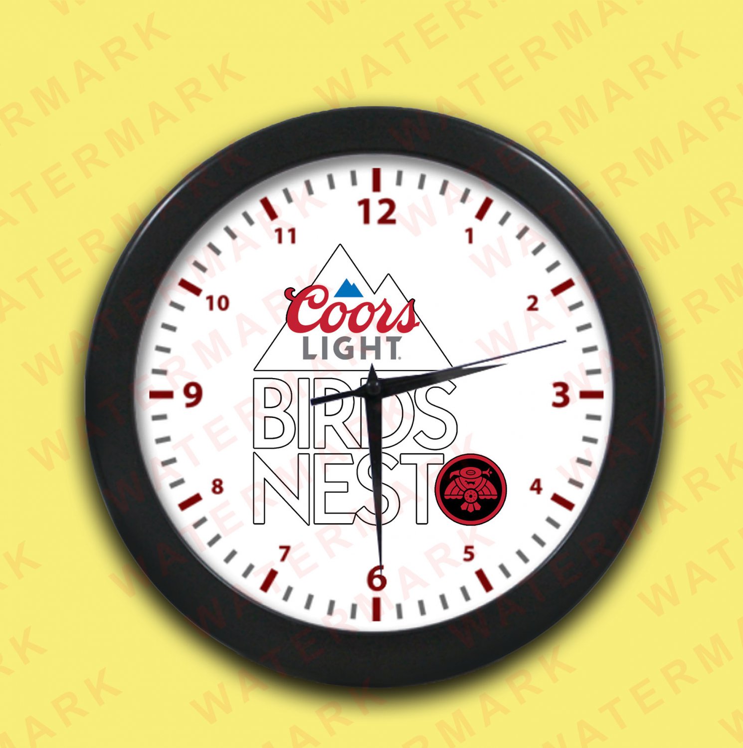 COORS LIGHT BIRDS NEST MUSIC FESTIVAL 2025 Wall Clocks