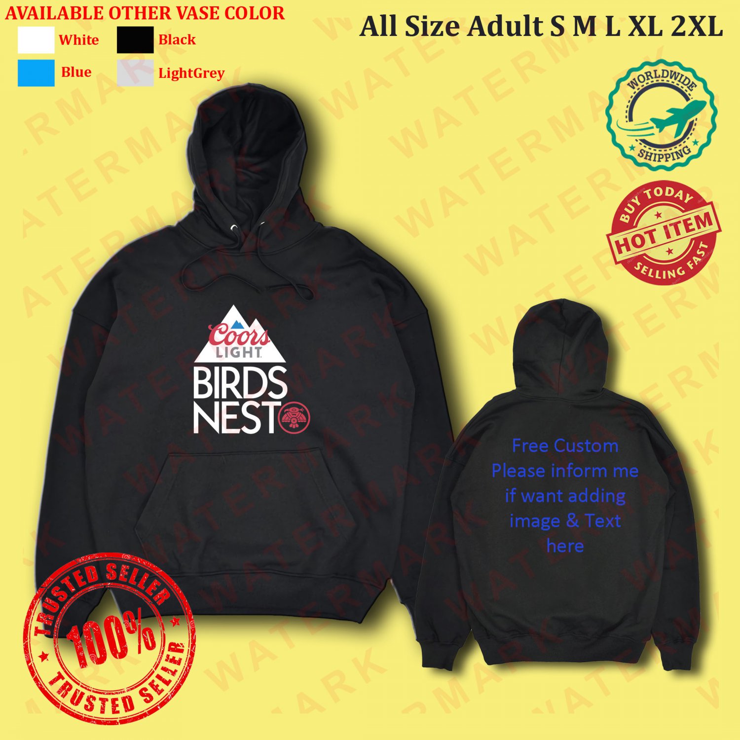 COORS LIGHT BIRDS NEST MUSIC FESTIVAL 2025 Hoodie