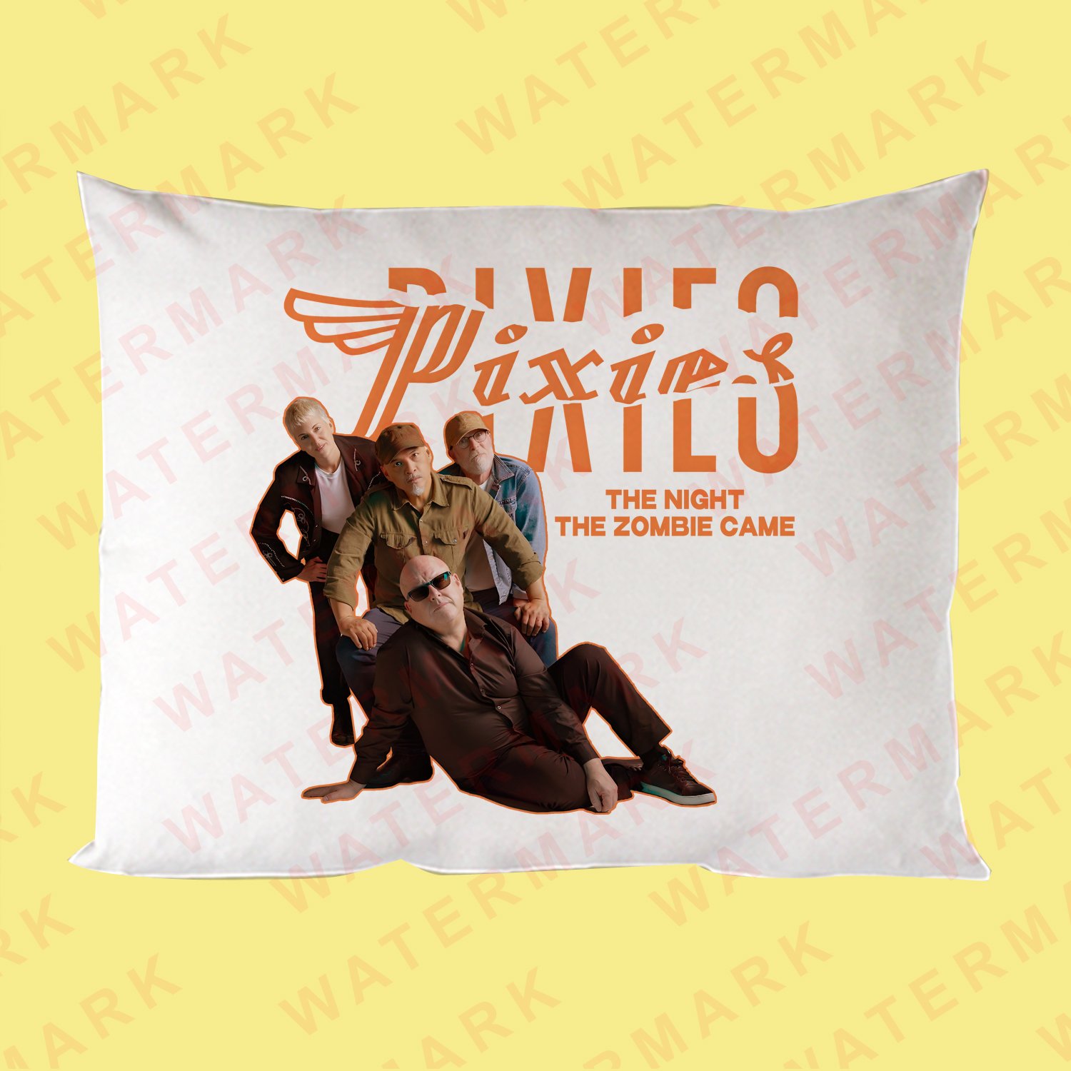 PIXIES THE NIGHT THE ZOMBIES CAME TOUR 2025 Pillow Cases