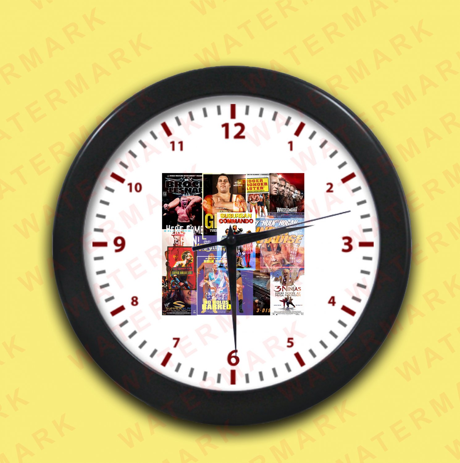 3 R.I.P HULK HOGAN Wall Clocks