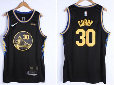 Golden State Warriors: Stephen Curry 2021 Black Jersey