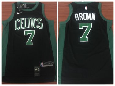 Men's Fanatics Branded Jaylen Brown Green Boston Celtics Fast Break Replica  Player Jersey