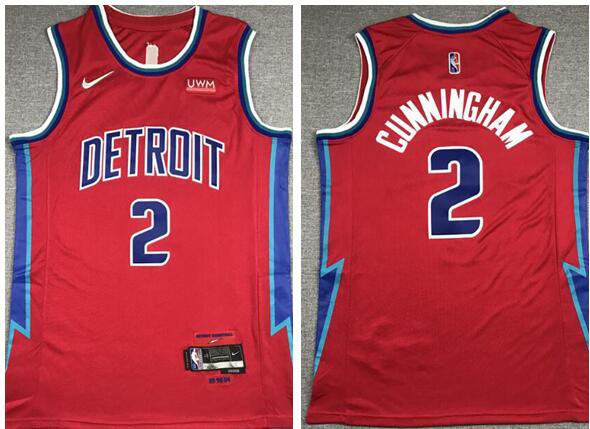 2021-2022 City Edition Detroit Pistons Blue #2 NBA Jersey,Detroit Pistons