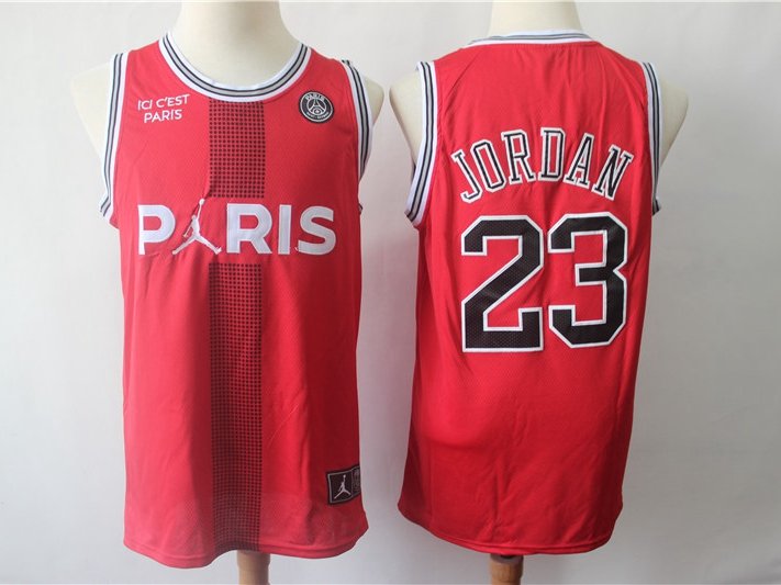 NBA Jersey 23 Michael Jordan Paris Jersey basketball jersey