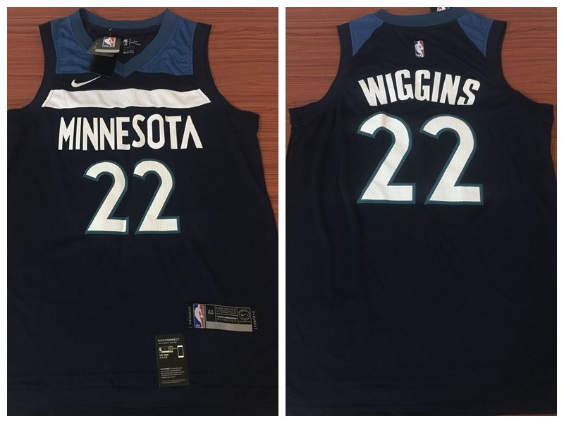 Nike Minnesota Timberwolves Karl Anthony Towns Swingman Jersey Black/P