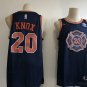 New York Knicks 20 Kevin Knox City Basketball Swingman Jersey Navy Blue