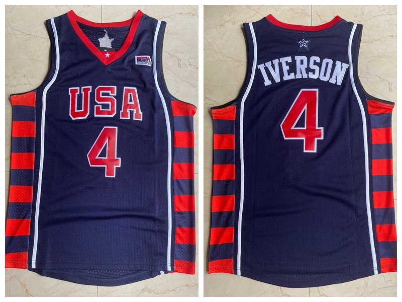 Maillot basket rétro Sixers Philadelphie N°3 Iverson NBA