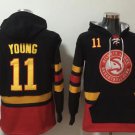 Atlanta Hawks #11 Trae Young Hoodies Black