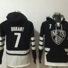 Brooklyn Nets #7 Kevin Durant Basketball Hoodie Black