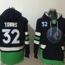 Minnesota Timberwolves #32 Anthony Towns Hoodies Blue