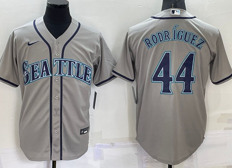 Julio Rodríguez #44 Seattle Mariners Jersey (Grey) - Tops & T