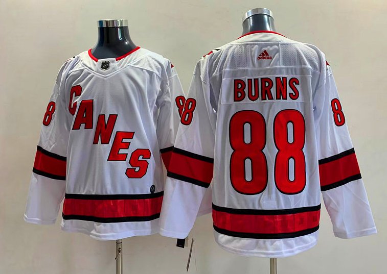 jerseys Carolina Hurricanes #88 Brent Burns CANES Jersey White