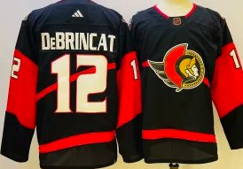 Ottawa Senators #12 Alex Debrincat 2023 Reverse Jersey Black