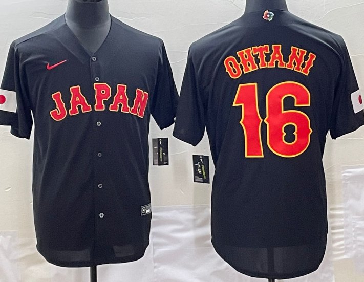 OHTANI 16 日本代表 ユニフォーム 2023 Samurai Japan Replica Jersey Home Ohtani #16 | Japan