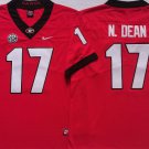 Georgia Bulldogs #17 Nakobe Dean jerseys Red