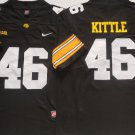 Iowa Hawkeyes #46 George Kittle Jersey Black