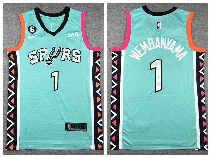 San Antonio Spurs Men's Nike #1 Victor Wembanyama 2022-2023