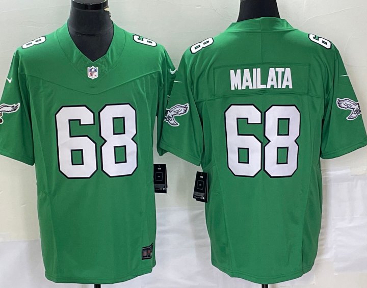 Nike Men's Philadelphia Eagles Jordan Mailata #68 NFL Kelly Green Game  Jersey