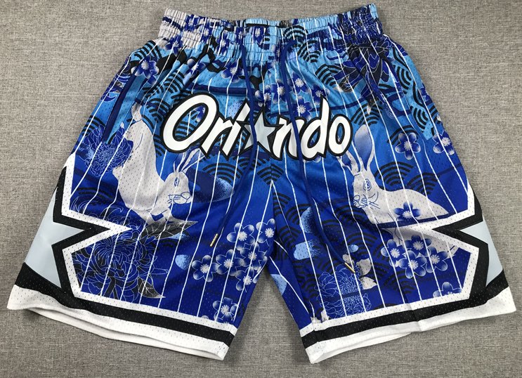 Orlando Magic Rabbit Shorts Blue