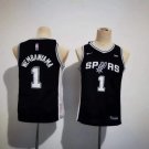 San Antonio Spurs #1 Victor Wembanyama Jersey Black