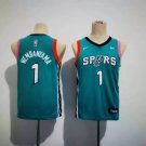 San Antonio Spurs #1 Victor Wembanyama Jersey Teal
