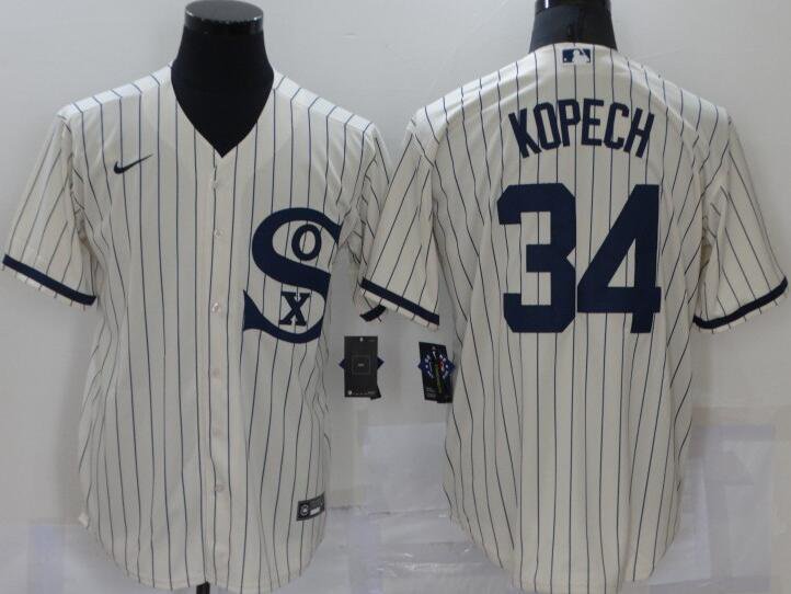 Nike Men's Chicago White Sox Michael Kopech #26 White Cool Base