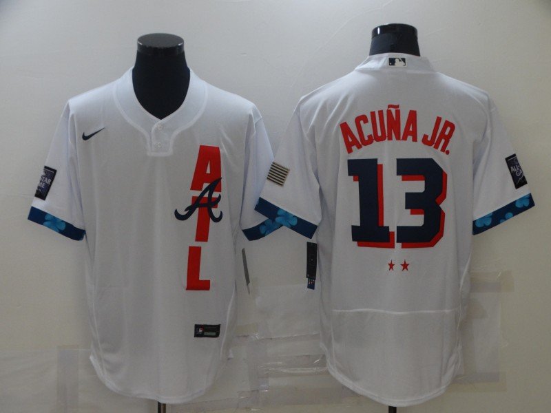 Nike Atlanta Braves Ronald Acuña Jr. #13 2021 All-Star Game Jersey Size XXL