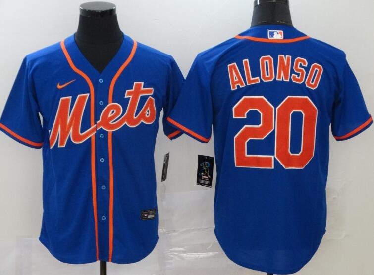 Nike Youth New York Mets Pete Alonso #20 Black Cool Base Jersey