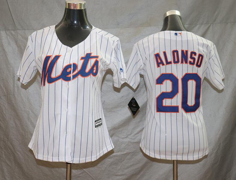 Authentic Women's Pete Alonso White Home Jersey - #20 Baseball New