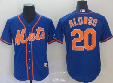 Authentic Youth Pete Alonso Royal Blue Alternate Road Jersey - #20 Baseball  New York Mets Cool Base