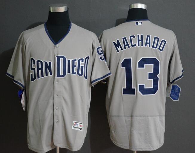 San Diego Padres - Manny Machado #13 FlexBase Men's Stitched Jersey