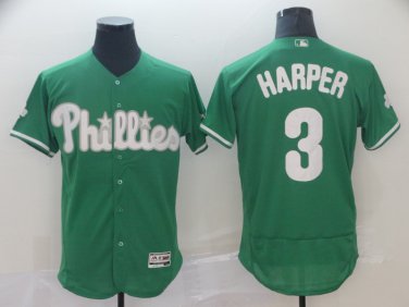 Bryce Harper Philadelphia Phillies Green St. Patrick's Day Jersey