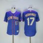 New York Mets 17 Keith Hernandez Flexbase Baseball Jersey Blue
