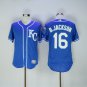 Kansas City Royals 16 Bo Jackson Flexbase Baseball Jersey Blue