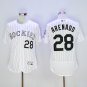 Colorado Rockies 28 Nolan Arenado Flexbase Baseball Jersey Gray