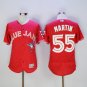 Toronto Blue Jays 55 Russell Martin Flexbase Baseball Jersey Red