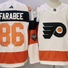 Philadelphia Flyers #86 Joel Farabee Stadium Jersey White