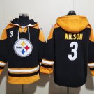 Pittsburgh Steelers #3 Russell Wilson Hoodie Black