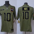 Denver Broncos #10 Bo Nix 2025 Salute to Service Limited Jersey Green