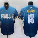 Philadelphia Phillies #18 Johan Rojas 2024 City Cool Base Jersey Blue