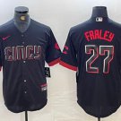 Nike Cincinnati Reds #27 Jake Fraley City Connect Jersey Black