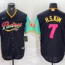 San Diego Padres #7 Ha-Seong Kim City Cool Base Jersey Black