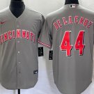 Cincinnati Reds #44 Elly De La Cruz Cool Base Jersey Grey