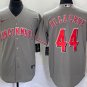 Cincinnati Reds #44 Elly De La Cruz Cool Base Jersey Grey