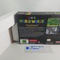 SUPER MARIO WORLD - SNES, Super Nintendo Replacement Custom Box with Insert Tray & PVC Protector