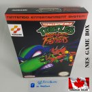 TURTLES TOURNAMENT FIGHTERS TMNT - NES, Nintendo Custom BOX w/ Dust Cover & PVC Protector