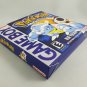 POKEMON BLUE - Nintendo Game Boy Custom Replacement Box optional w/ Insert Tray & PVC Protector