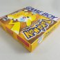 POKEMON YELLOW - Nintendo Game Boy Custom Replacement Box optional w/ Insert Tray & PVC Protector