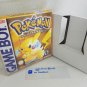 POKEMON YELLOW - Nintendo Game Boy Custom Replacement Box optional w/ Insert Tray & PVC Protector