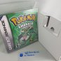 POKEMON EMERALD - Nintendo GBA Custom Replacement Box with Insert Tray & PVC Protector